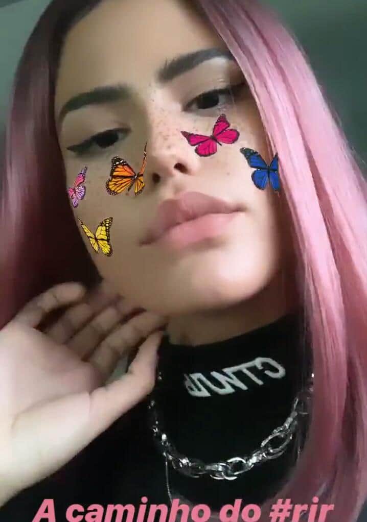 Antonia Morais surge com cabelos coloridos para curtir penúltimo dia do Rock in Rio e radicaliza em visual (Foto:Reprodução/Instagram) Antonia Morais surge com cabelos coloridos para curtir penúltimo dia do Rock in Rio e radicaliza em visual (Foto:Reprodução/Instagram)