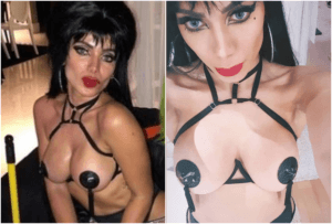 Anitta em sua festa de Halloween (Foto: Montagem TV Foco) Anitta em sua festa de Halloween (Foto: Montagem TV Foco)