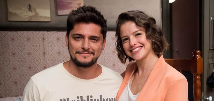 A atriz da Globo, Agatha Moreira e Bruno Gissoni em A Dona do Pedaço (foto: Divulgação Globo) A atriz da Globo, Agatha Moreira e Bruno Gissoni em A Dona do Pedaço (foto: Divulgação Globo)
