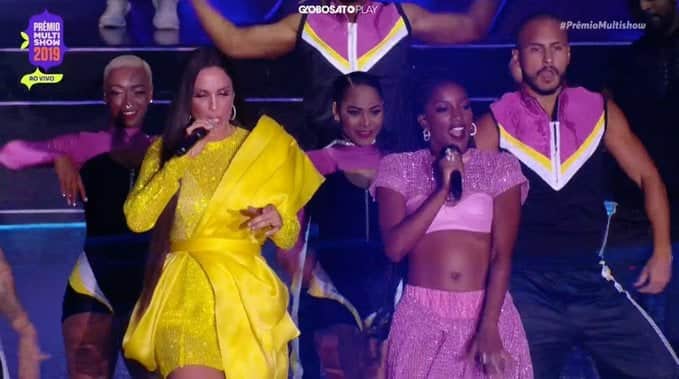 Ivete Sangalo e Iza Ivete Sangalo e Iza