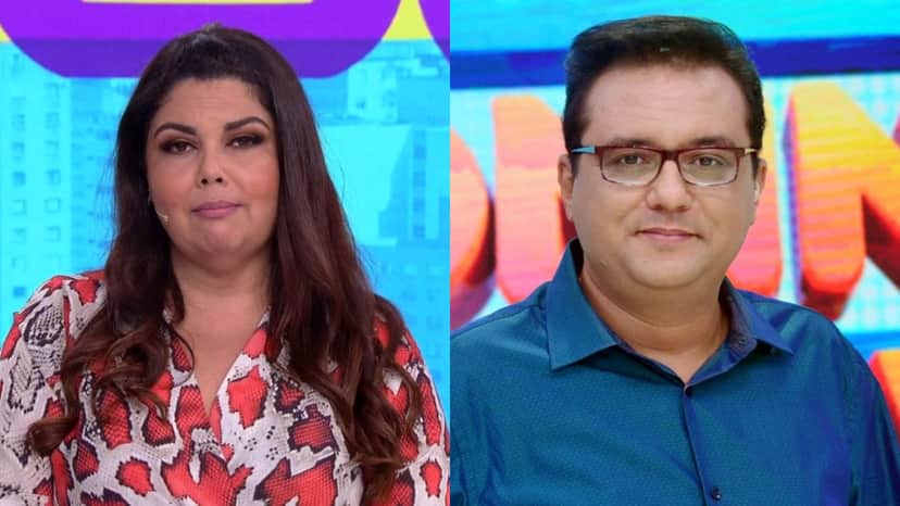 Fabiana Karla agradeceu Geraldo Luís no Se Joga (Foto: Reprodução/Globoplay/Record/Montagem TV Foco) Fabiana Karla agradeceu Geraldo Luís no Se Joga (Foto: Reprodução/Globoplay/Record/Montagem TV Foco)