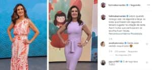 Fátima Bernardes publicou seus looks no Encontro desta semana (Foto: Reprodução/Instagram) Fátima Bernardes publicou seus looks no Encontro desta semana (Foto: Reprodução/Instagram)