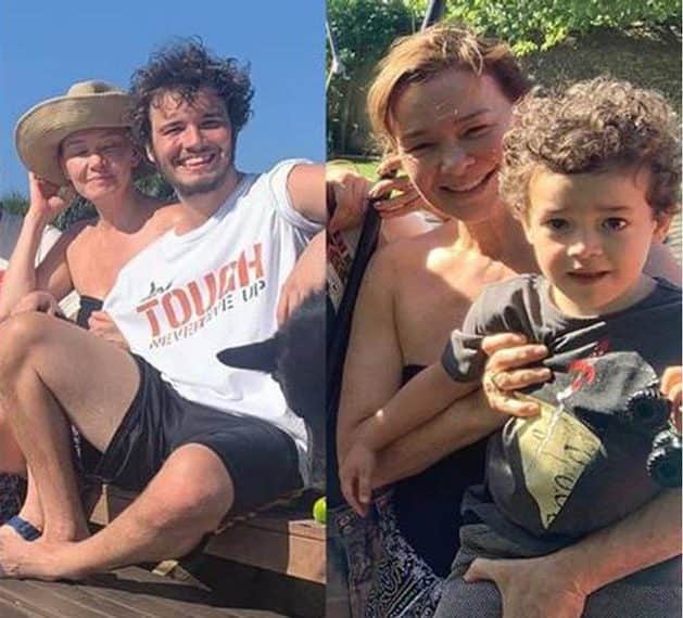 A atriz da Globo,Julia Lemmertz com o filho Miguel, fruto do relacionamento com o ator Alexandre Borges e também com seu neto Martín, filho de sua filha Luiza Imagem Instagrma) A atriz da Globo,Julia Lemmertz com o filho Miguel, fruto do relacionamento com o ator Alexandre Borges e também com seu neto Martín, filho de sua filha Luiza Imagem Instagrma)