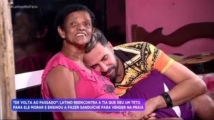 Latino e sua tia Marlene Baby Me Leva (Foto: Reprodução/Instagram) Latino e sua tia Marlene Baby Me Leva (Foto: Reprodução/Instagram)