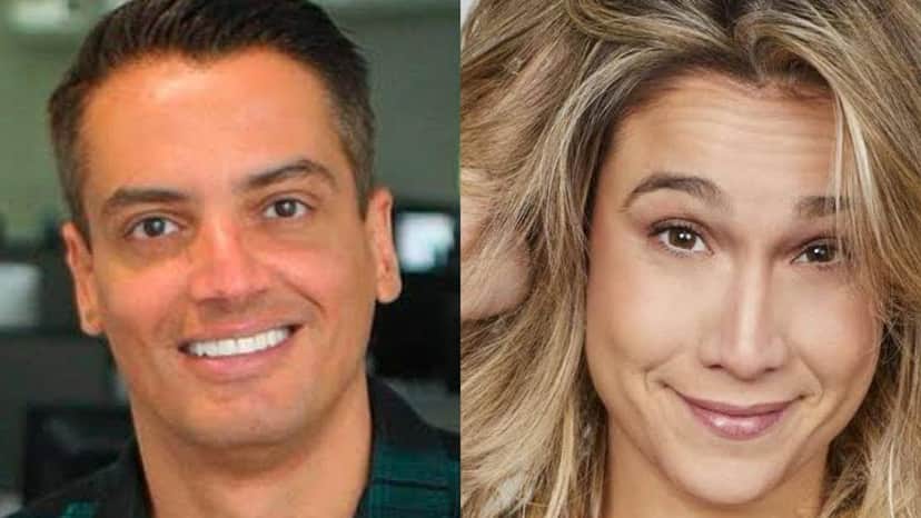 Leo Dias e Fernanda Gentil trocam alfinetadas em seus programas (Montagem: TV Foco) Leo Dias e Fernanda Gentil trocam alfinetadas em seus programas (Montagem: TV Foco)