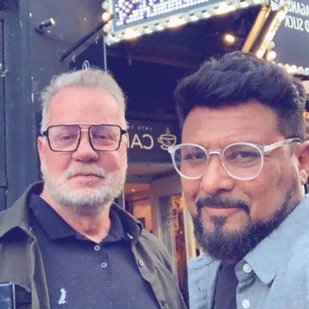 Luis Fernando Guimarães e Adriano Medeiros (Imagem: Instagram)