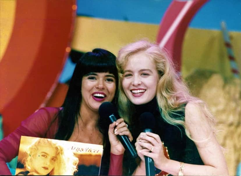 Mara Maravilha e Angélica nos anos 90 (Foto: Reprodução/Instagram) Mara Maravilha e Angélica nos anos 90 (Foto: Reprodução/Instagram)