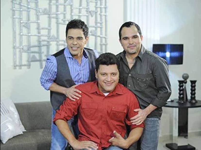 Os irmãos Camargo Zezé, Wellington e Luciano. Foto: Reprodução Os irmãos Camargo Zezé, Wellington e Luciano. Foto: Reprodução