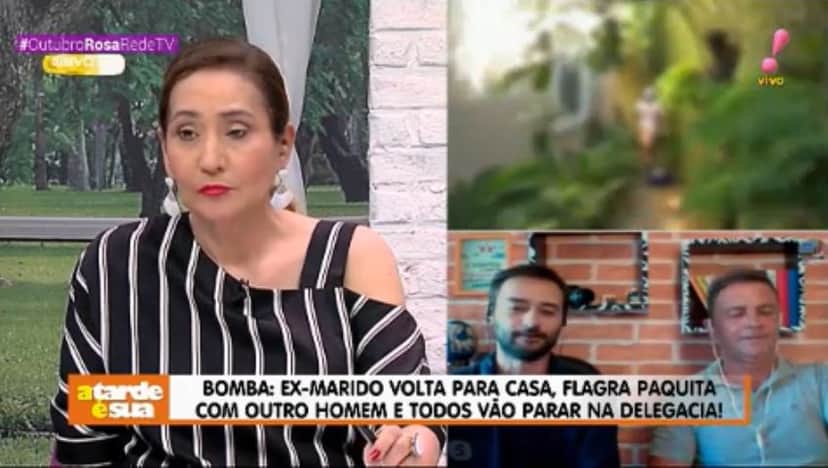Sonia Abrão e marido de Pituxita, José Roberto Barbosa (Foto: Reprodução/RedeTV!) Sonia Abrão e marido de Pituxita, José Roberto Barbosa (Foto: Reprodução/RedeTV!)