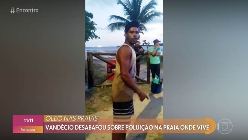 Vandécio fala sobre poluição no Encontro com Fátima Bernardes (Foto: Reprodução) Vandécio fala sobre poluição no Encontro com Fátima Bernardes (Foto: Reprodução)