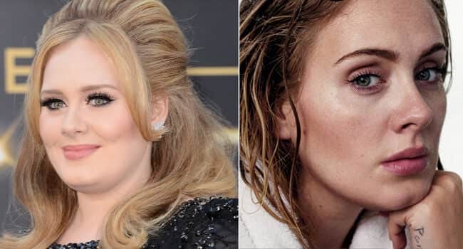 Adele aparece irreconhecível e surpreende por aparecer muita magra (Foto: Reprodução) Adele aparece irreconhecível e surpreende por aparecer muita magra (Foto: Reprodução)