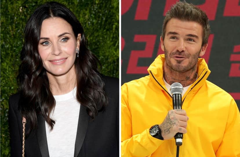 Courteney Cox aparece em banheira com o ex-jogador de futebol David Beckhan (Foto: Reprodução) Courteney Cox aparece em banheira com o ex-jogador de futebol David Beckhan (Foto: Reprodução)