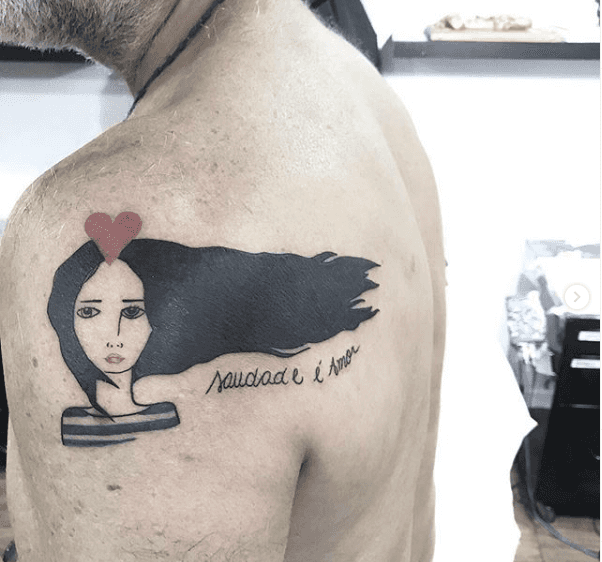 Tatuagem do ator da TV Globo que fez o Gato Leon em O Sétimo Guardião, Eduardo Moscovis (Foto: Reprodução/ Instagram) Tatuagem do ator da TV Globo que fez o Gato Leon em O Sétimo Guardião, Eduardo Moscovis (Foto: Reprodução/ Instagram)