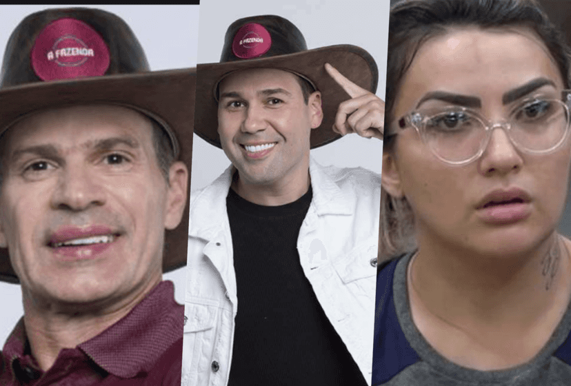 Thaysse, Viny Vieira e Túlio Maravilha estão na roça da Fazenda 11 Thaysse, Viny Vieira e Túlio Maravilha estão na roça da Fazenda 11