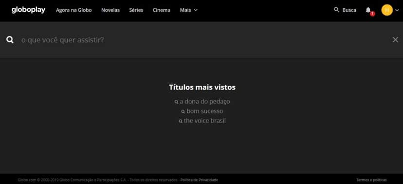 Títulos mais assistidos no Globoplay são A Dona do Pedaço, The Voice Brasil e Bom Sucesso Títulos mais assistidos no Globoplay são A Dona do Pedaço, The Voice Brasil e Bom Sucesso
