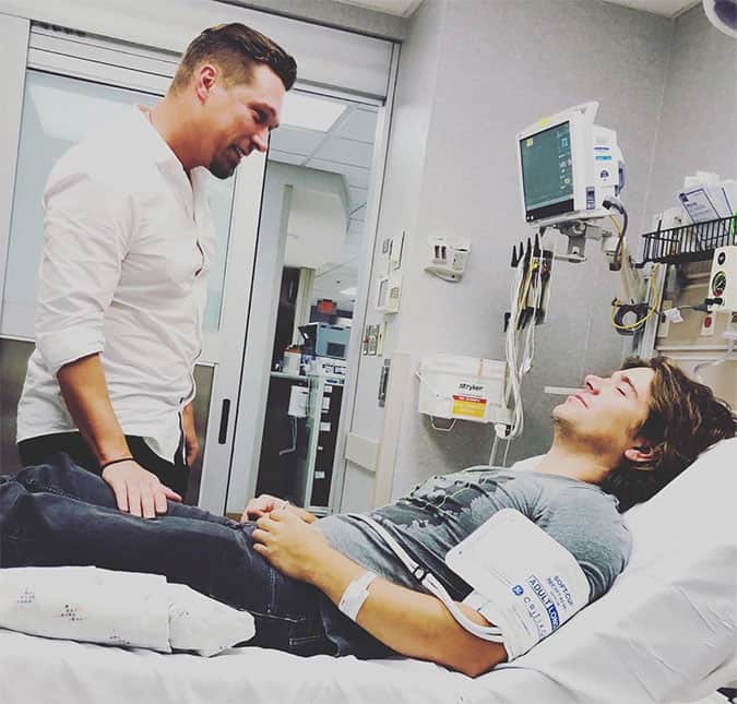 Zachary Hanson hospitalizado após acidente de moto (Foto: Reprodução/Instagram) Zachary Hanson hospitalizado após acidente de moto (Foto: Reprodução/Instagram)