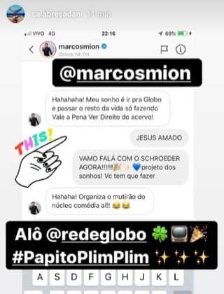 Marcos Mion, Globo, Record Marcos Mion, Globo, Record