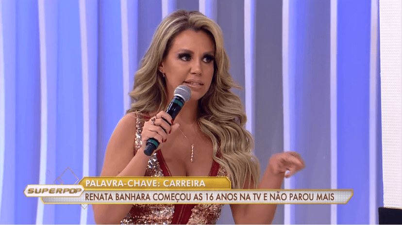 Renata Banhara no SuperPop (Foto: Reprodução) Renata Banhara no SuperPop (Foto: Reprodução)