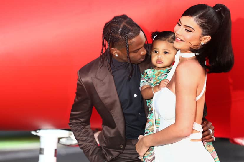 Kylie Jenner, Travis Scott e Stormi (Foto: Reprodução) Kylie Jenner, Travis Scott e Stormi (Foto: Reprodução)