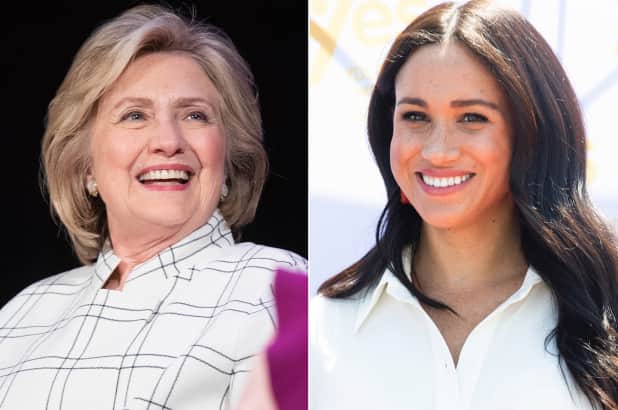 Hillary Clinton diz a duquesa Meghan Markle que ela merece algo muito melhor (Foto: Reprodução) Hillary Clinton diz a duquesa Meghan Markle que ela merece algo muito melhor (Foto: Reprodução)