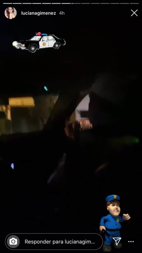 Luciana Gimenez posta Instagram Stories em viatura (Reprodução: Instagram) Luciana Gimenez posta Instagram Stories em viatura (Reprodução: Instagram)