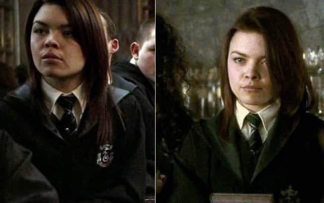 Scarlett Byrne como Pansy Parkinson em Harry Potter (Foto: Reprodução)