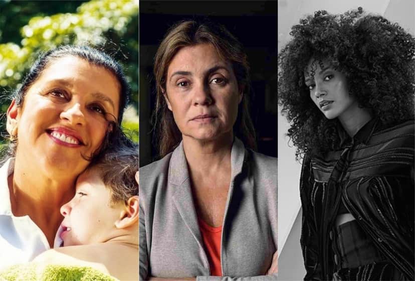 Regina Casé, Adriana Esteves e Taís Araújo protagonizam Amor de Mãe na Globo (Montagem: TV Foco) Regina Casé, Adriana Esteves e Taís Araújo protagonizam Amor de Mãe na Globo (Montagem: TV Foco)