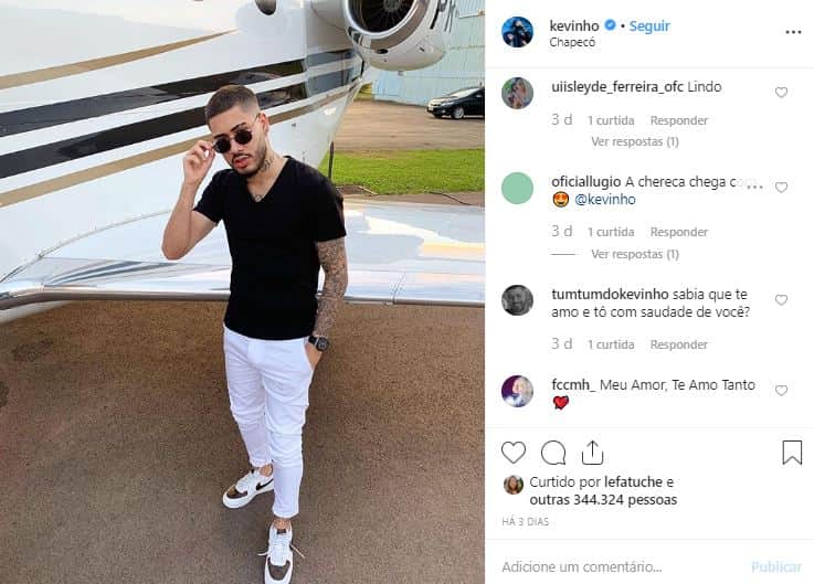 Kevinho recebe cantadas para lá de ousadas de suas fãs (Foto: reprodução/Instagram) Kevinho recebe cantadas para lá de ousadas de suas fãs (Foto: reprodução/Instagram)