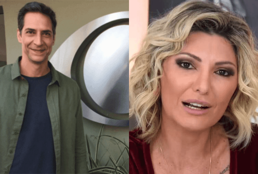O apresentador do "Aqui na Band", da Band, Luis Ernesto Lacombe, recebe conselho de Antonia Fontenelle (Foto: Montagem TV Foco) O apresentador do "Aqui na Band", da Band, Luis Ernesto Lacombe, recebe conselho de Antonia Fontenelle (Foto: Montagem TV Foco)