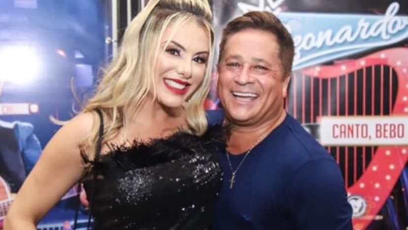 O sertanejo Leonardo parabeniza a esposa Poliana Rocha (Imagem: Instagram) O sertanejo Leonardo parabeniza a esposa Poliana Rocha (Imagem: Instagram)