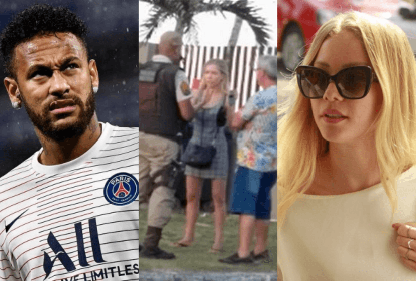 Após confusão com o jogador da seleção brasileira, Neymar, a modelo Najila Trindade volta a causar (Foto: Montagem TV Foco) Após confusão com o jogador da seleção brasileira, Neymar, a modelo Najila Trindade volta a causar (Foto: Montagem TV Foco)