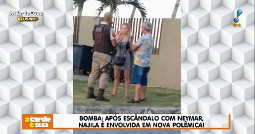 Najila Trindade se envolve em nova polêmica (Foto: Reprodução/ A Tarde É Sua) Najila Trindade se envolve em nova polêmica (Foto: Reprodução/ A Tarde É Sua)