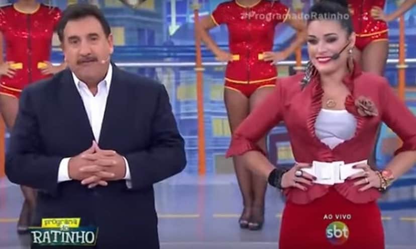 sbt Ratinho e Milene Pavorô (Foto: Reprodução) sbt Ratinho e Milene Pavorô (Foto: Reprodução)