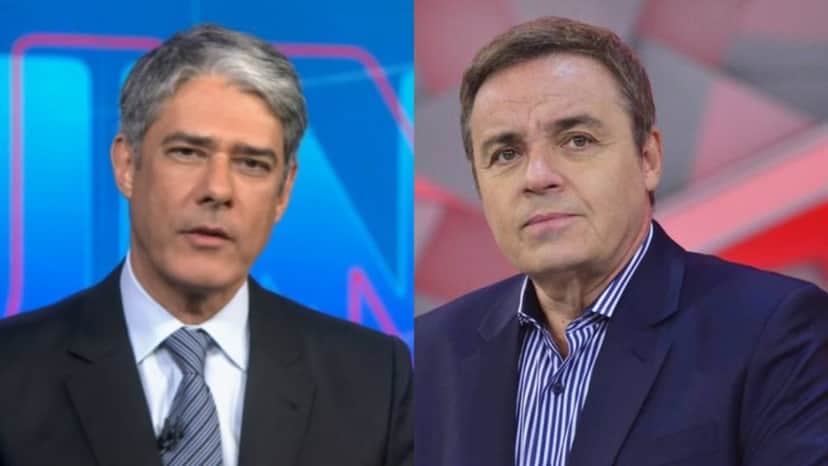 William Bonner e Gugu Liberato (Foto: Reprodução/Montagem TV Foco) William Bonner e Gugu Liberato (Foto: Reprodução/Montagem TV Foco)