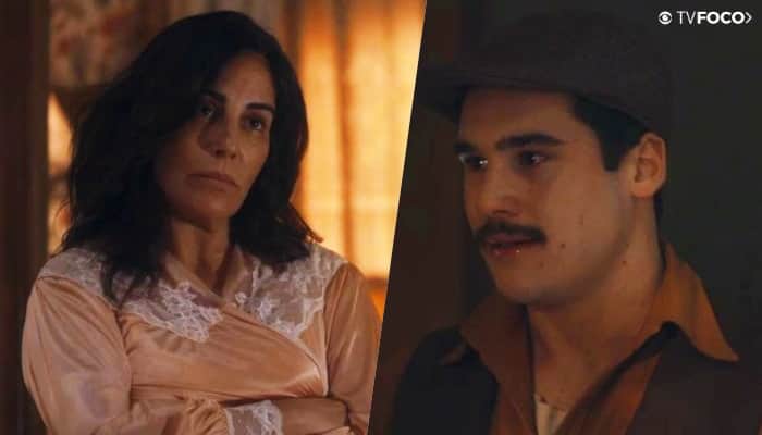 Alfredo e Lola brigam em Éramos Seis Alfredo e Lola brigam em Éramos Seis