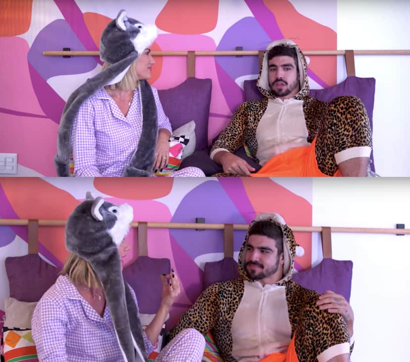 Caio Castro durante entrevista à Giovanna Ewbank. Foto: Reprodução Caio Castro durante entrevista à Giovanna Ewbank. Foto: Reprodução