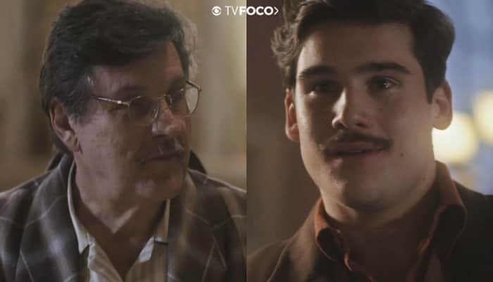 Alfredo pisa em Júlio em Éramos Seis Alfredo pisa em Júlio em Éramos Seis