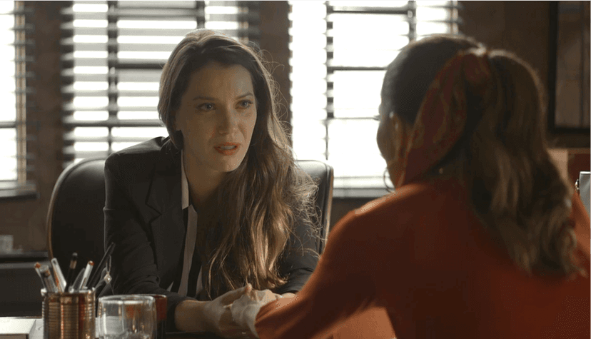 Fabiana e Maria da Paz em cena da novela das 21h, A Dona do Pedaço (Foto: Reprodução) Fabiana e Maria da Paz em cena da novela das 21h, A Dona do Pedaço (Foto: Reprodução)