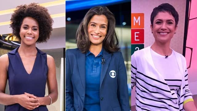Apresentadoras que concorrem na categoria Jornalista. Foto: Reprodução Apresentadoras que concorrem na categoria Jornalista. Foto: Reprodução