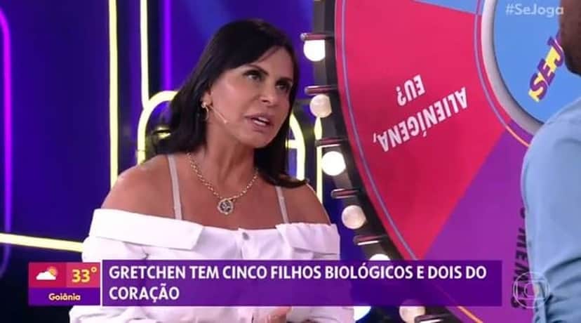 Gretchen participa do Se Joga e se emociona ao lembrar da morte do filho (Imagem: Foto: Isabella Pinheiro/Gshow) Gretchen participa do Se Joga e se emociona ao lembrar da morte do filho (Imagem: Foto: Isabella Pinheiro/Gshow)