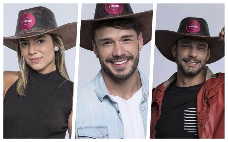 Hariany Almeida, Lucas Viana, Diego Grossi, A Fazenda Hariany Almeida, Lucas Viana, Diego Grossi, A Fazenda