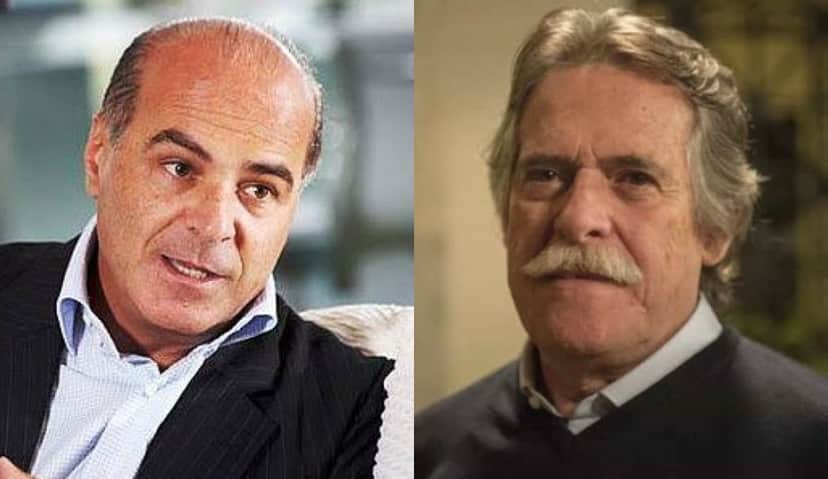 Marcelo de Carvalho e José de Abreu (Montagem/TV Foco) Marcelo de Carvalho e José de Abreu (Montagem/TV Foco)