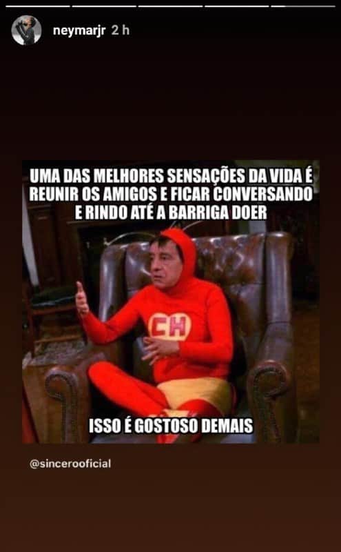 Neymar falou sobre seus amigos (Foto: Reprodução/ Instagram) Neymar falou sobre seus amigos (Foto: Reprodução/ Instagram)