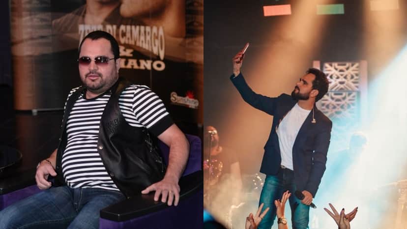 Luciano Camargo antes e depois (Foto: Francisco Cepeda/AgNews/Reprodução/Instagram)