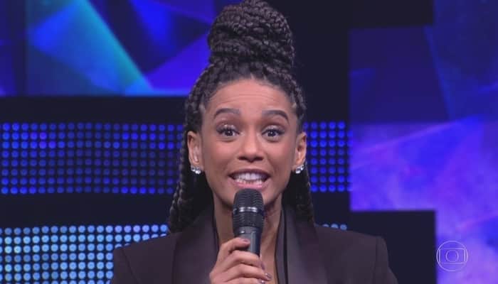 Taís Araújo na final da 3ª temporada do PopStar, ontem (29); reality teve pior audiência (Foto: Reprodução/Globo) Taís Araújo na final da 3ª temporada do PopStar, ontem (29); reality teve pior audiência (Foto: Reprodução/Globo)