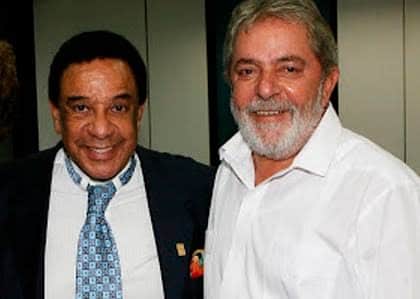 Agnaldo Timóteo e Lula (Foto: Reprodução) Agnaldo Timóteo e Lula (Foto: Reprodução)