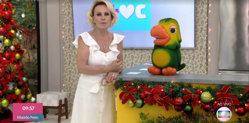 A famosa apresentadora do Mais Você, da Globo, Ana Maria Braga e Louro José (Foto: reprodução/Instagram) A famosa apresentadora do Mais Você, da Globo, Ana Maria Braga e Louro José (Foto: reprodução/Instagram)