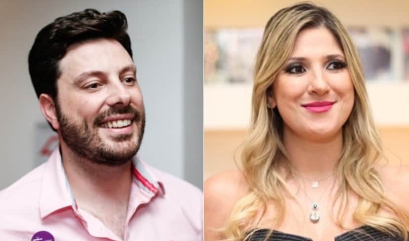 Danilo Gentili e Dani Calabresa podem estar se relacionando (Foto: Montagem) Danilo Gentili e Dani Calabresa podem estar se relacionando (Foto: Montagem)
