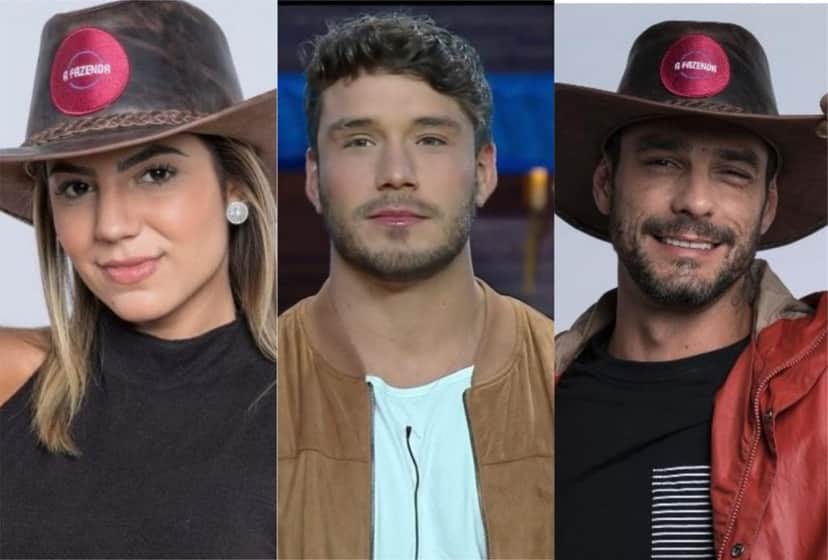 Hariany Almeida, Lucas Viana e Diego Grossi estão na final de A Fazenda 11 da Record (Foto: Montagem/TV Foco) Hariany Almeida, Lucas Viana e Diego Grossi estão na final de A Fazenda 11 da Record (Foto: Montagem/TV Foco)