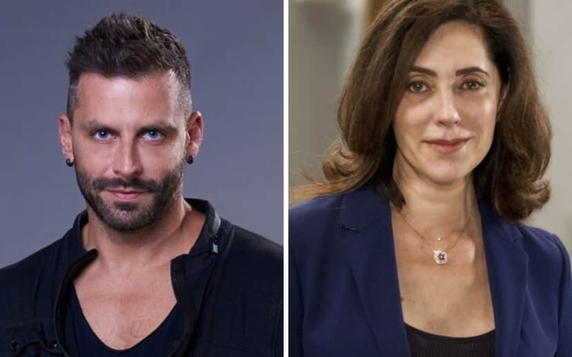 Famosos; Christiane Torloni; Henri Castelli Famosos; Christiane Torloni; Henri Castelli